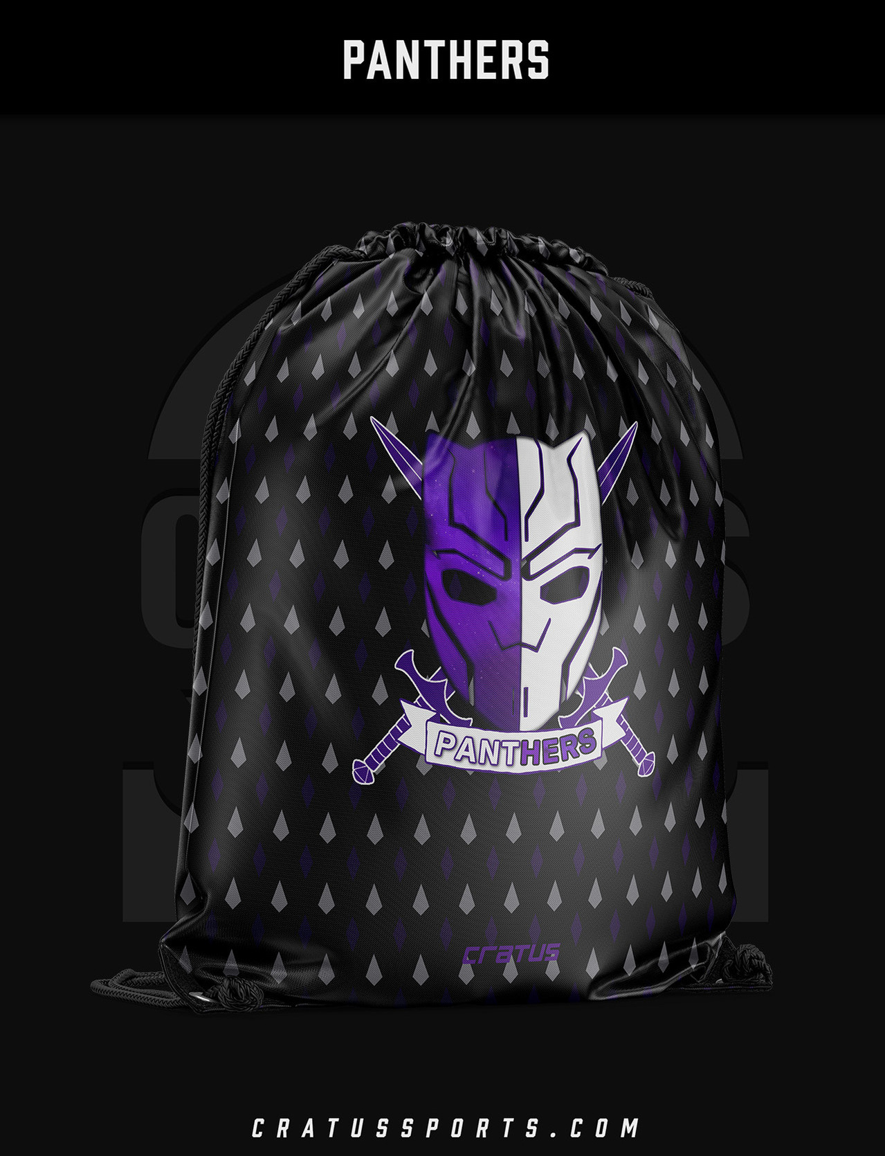 Panthers Drawstring Bag